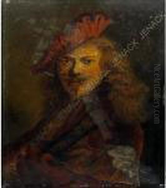 Portrait Of A Gentleman Oil Painting by Harmenszoon van Rijn Rembrandt
