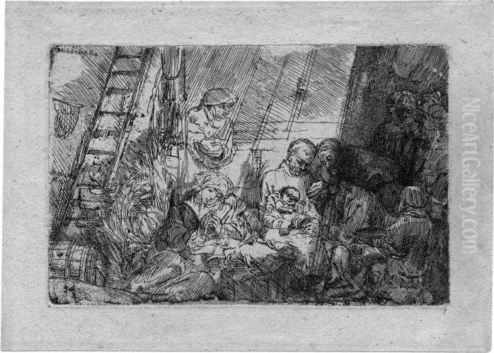 Die Kleine Beschneidung Oil Painting by Harmenszoon van Rijn Rembrandt