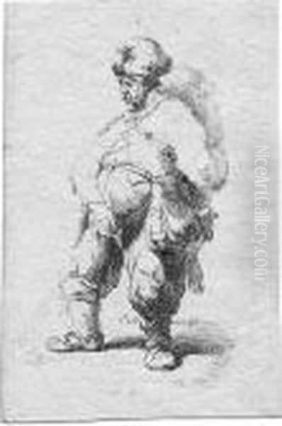 Der Pissende Mann Oil Painting by Harmenszoon van Rijn Rembrandt