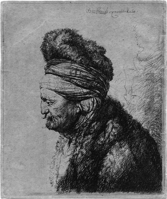 Zweiter Orientalenkopf Oil Painting by Harmenszoon van Rijn Rembrandt