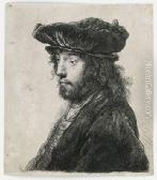 The Fourth Oriental Head Oil Painting by Harmenszoon van Rijn Rembrandt