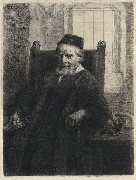 Goldsmith Oil Painting by Harmenszoon van Rijn Rembrandt