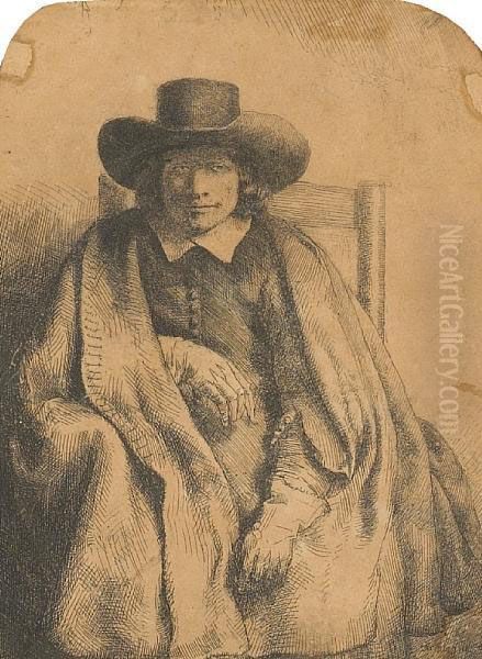 Clement De Jonghe Printseller Oil Painting by Harmenszoon van Rijn Rembrandt