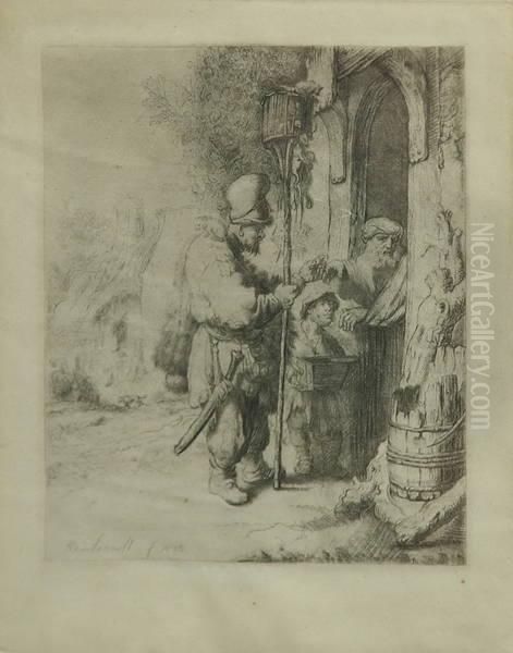 Le Vendeur De Mort-aux-rats. Oil Painting by Harmenszoon van Rijn Rembrandt