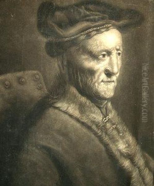 Portrait Of The Artist's
Father Oil Painting by Harmenszoon van Rijn Rembrandt