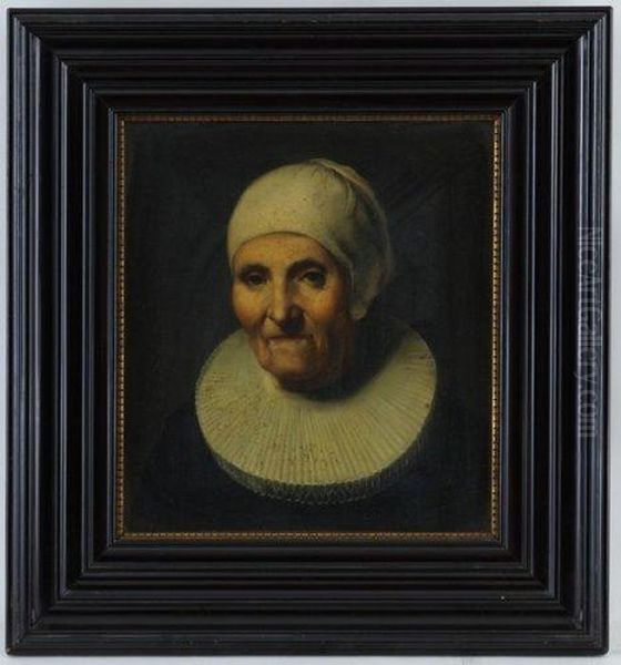 Portrait De Vieille Femme Oil Painting by Harmenszoon van Rijn Rembrandt