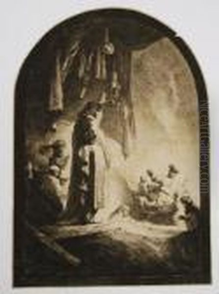 The Raising Of Lazarus Oil Painting by Harmenszoon van Rijn Rembrandt