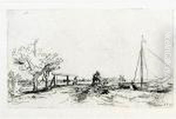 Fluslandschaft Oil Painting by Harmenszoon van Rijn Rembrandt