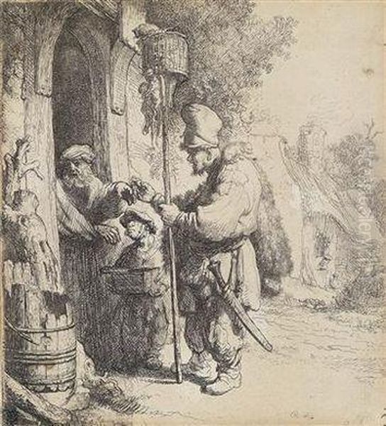 Derrattengiftverkaufer Oil Painting by Harmenszoon van Rijn Rembrandt