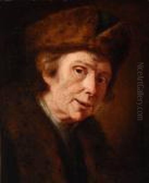 Portrait Of A Man Oil Painting by Harmenszoon van Rijn Rembrandt