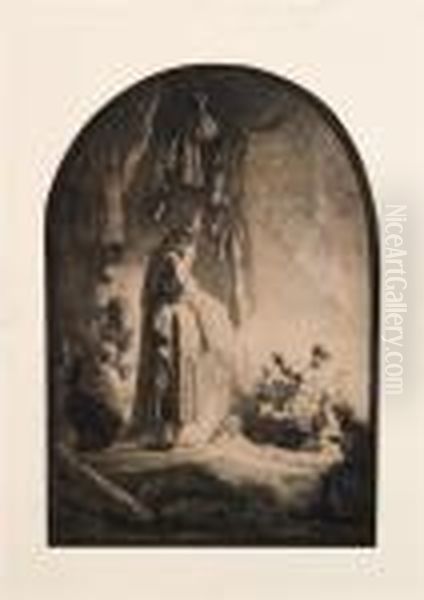 Raising Of Lazarus Oil Painting by Harmenszoon van Rijn Rembrandt