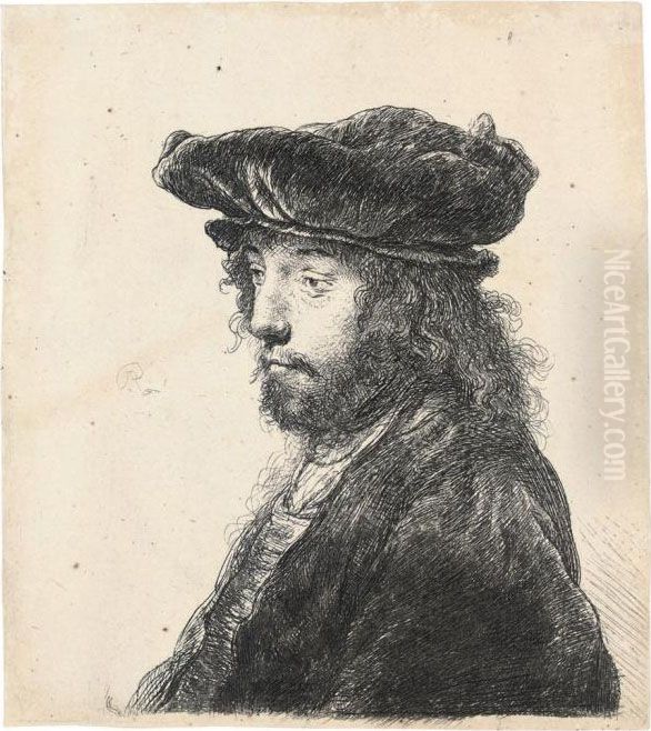 The Fourth Oriental Head Oil Painting by Harmenszoon van Rijn Rembrandt