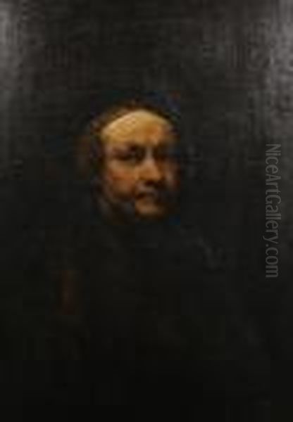 Self Portrait Of The Artist Oil Painting by Harmenszoon van Rijn Rembrandt
