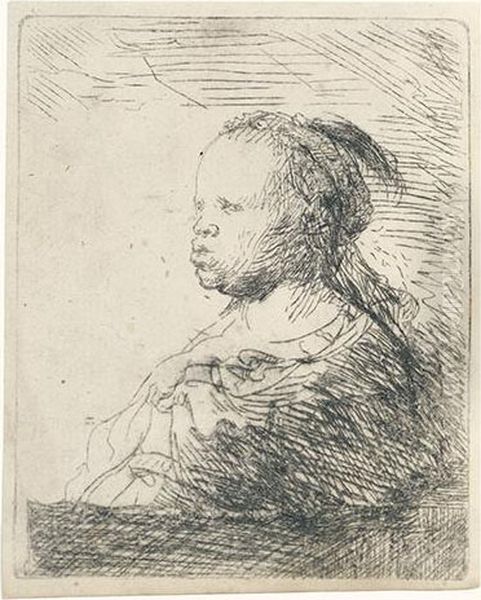 The White Negress. Oil Painting by Harmenszoon van Rijn Rembrandt