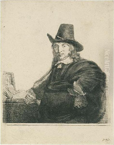 Jan Asselyn, Painter. Oil Painting by Harmenszoon van Rijn Rembrandt