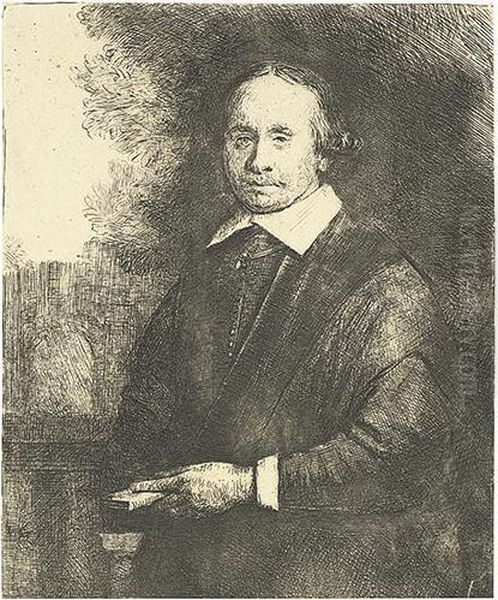 Jan Antonides Van Der Linden, Physician. Oil Painting by Harmenszoon van Rijn Rembrandt