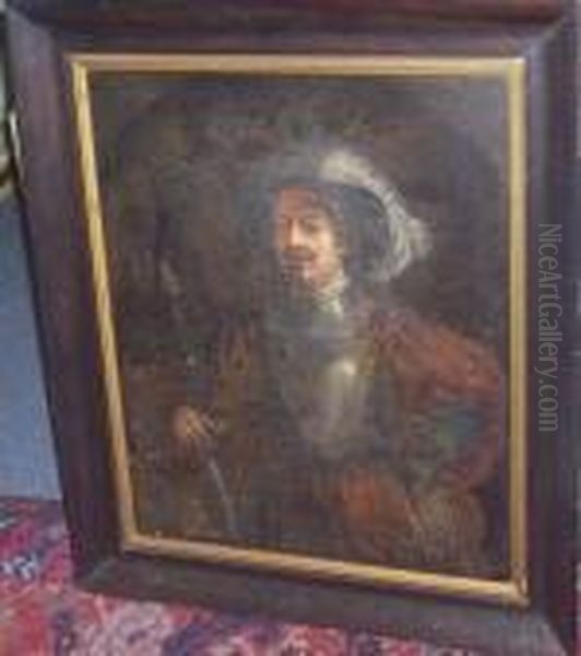 Portrait Of A Nobleman In Armour Oil Painting by Harmenszoon van Rijn Rembrandt