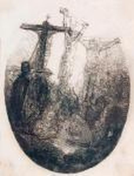 Cristo Crucificado Oil Painting by Harmenszoon van Rijn Rembrandt