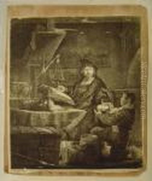 Jan Hytenbogaert Oil Painting by Harmenszoon van Rijn Rembrandt