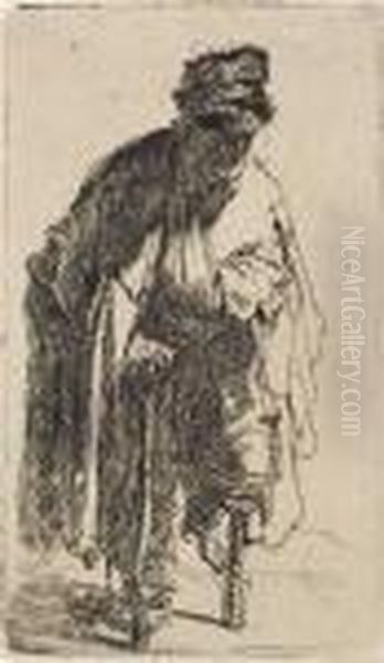 Bettler Mit Stelzfus Oil Painting by Harmenszoon van Rijn Rembrandt