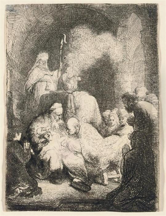The Circumcision Oil Painting by Harmenszoon van Rijn Rembrandt