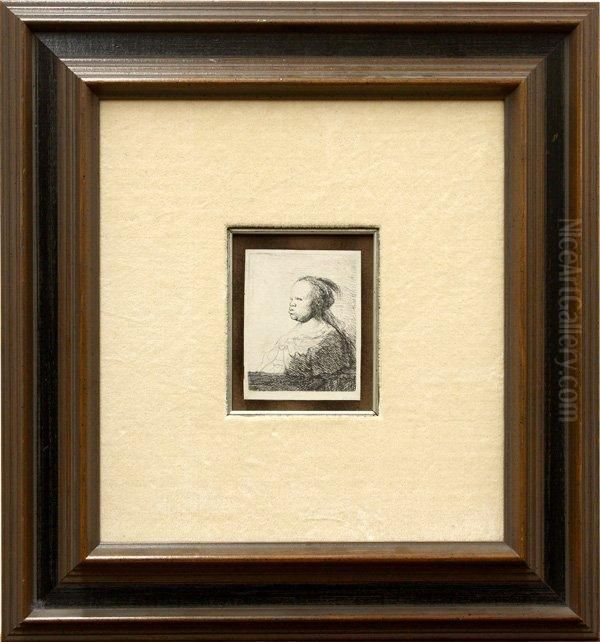 White Negress Oil Painting by Harmenszoon van Rijn Rembrandt