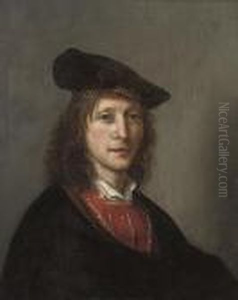 Portrait Of A Young Man Oil Painting by Harmenszoon van Rijn Rembrandt