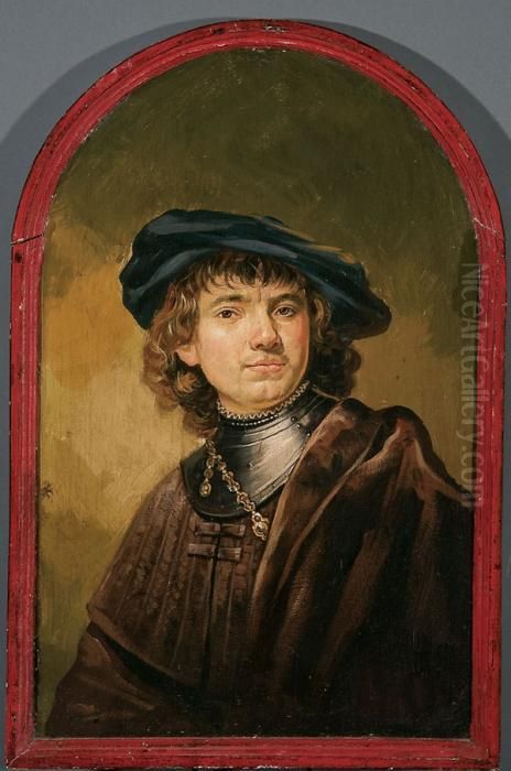 Self Portrait Oil Painting by Harmenszoon van Rijn Rembrandt