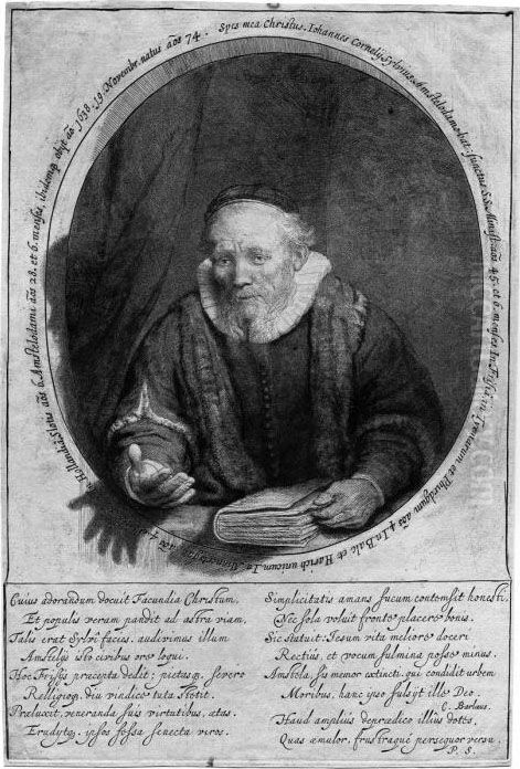 Jan Cornelis Sylvius Oil Painting by Harmenszoon van Rijn Rembrandt