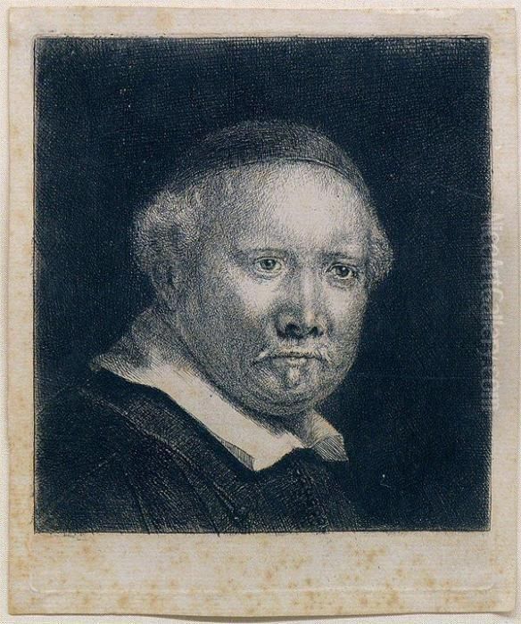 Lieven Willemsz Van Coppenol, Writing Master Oil Painting by Harmenszoon van Rijn Rembrandt