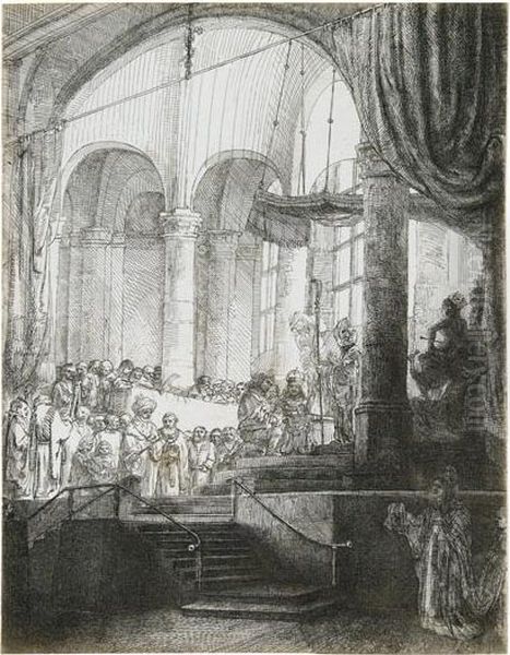 Medea: Or The Marriage Of Jason And Creusa. Oil Painting by Harmenszoon van Rijn Rembrandt