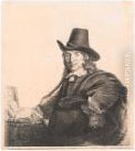 Jan Asselyn, Painter. Oil Painting by Harmenszoon van Rijn Rembrandt