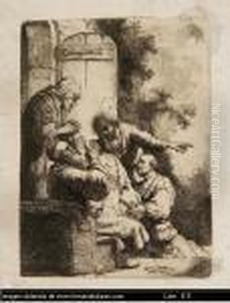 Untitled Oil Painting by Harmenszoon van Rijn Rembrandt