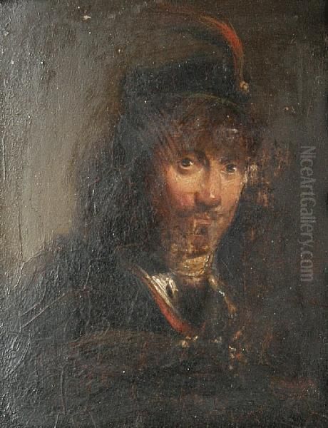 Portrait Of A Man Oil Painting by Harmenszoon van Rijn Rembrandt