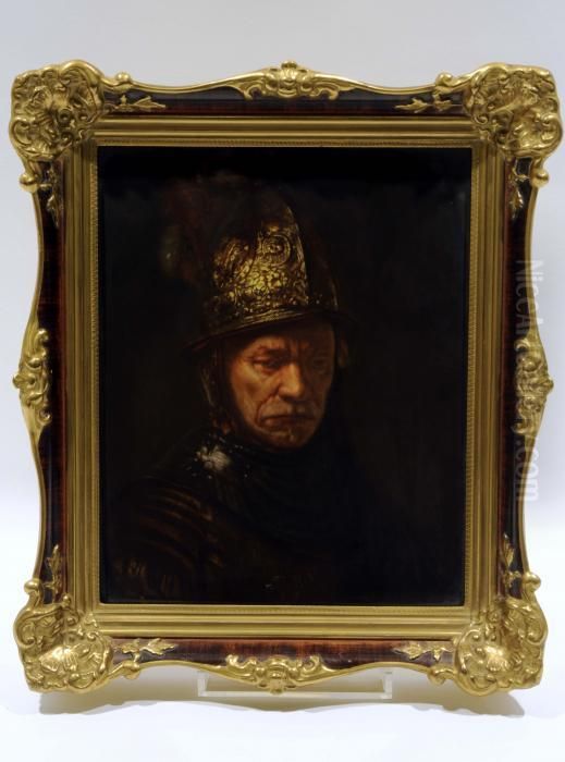 L'homme Au Casque D'or Oil Painting by Harmenszoon van Rijn Rembrandt