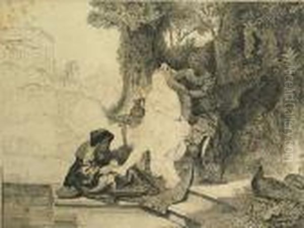 Bathsheba - Au Bain Oil Painting by Harmenszoon van Rijn Rembrandt