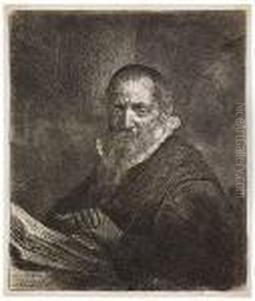 Jan Cornelis Sylvius Oil Painting by Harmenszoon van Rijn Rembrandt