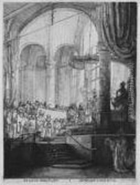 Medea: Or The Marriage Of Jason And Creusa (b., Holl. 112; H. 235;bb. 48-e) Oil Painting by Harmenszoon van Rijn Rembrandt