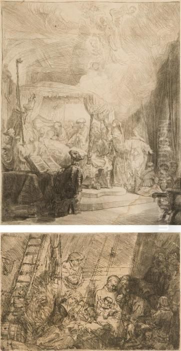 La Mort De La Vierge Oil Painting by Harmenszoon van Rijn Rembrandt