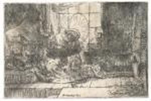 The Tribute Money Oil Painting by Harmenszoon van Rijn Rembrandt