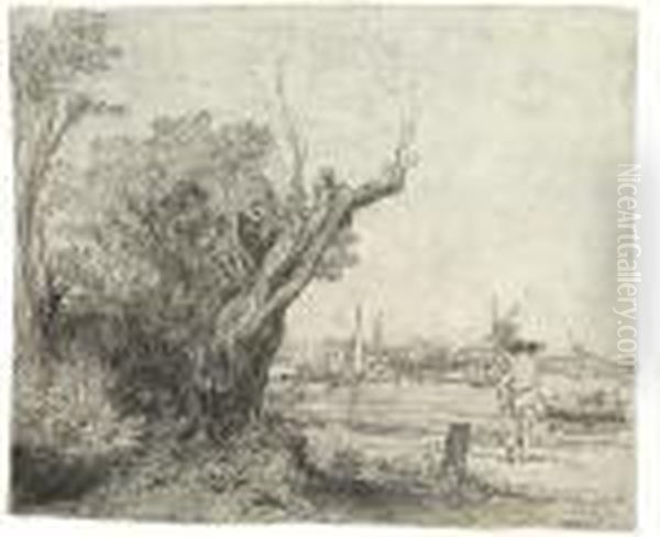 The Omval Oil Painting by Harmenszoon van Rijn Rembrandt