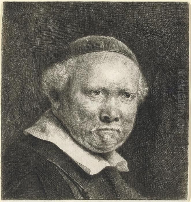 Lieven Willemsz. Van Coppenol, Writing-master: The Larger Plate Oil Painting by Harmenszoon van Rijn Rembrandt