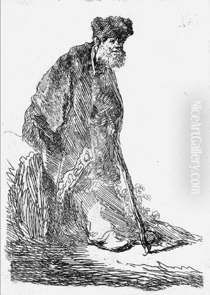 Um 1630 Oil Painting by Harmenszoon van Rijn Rembrandt