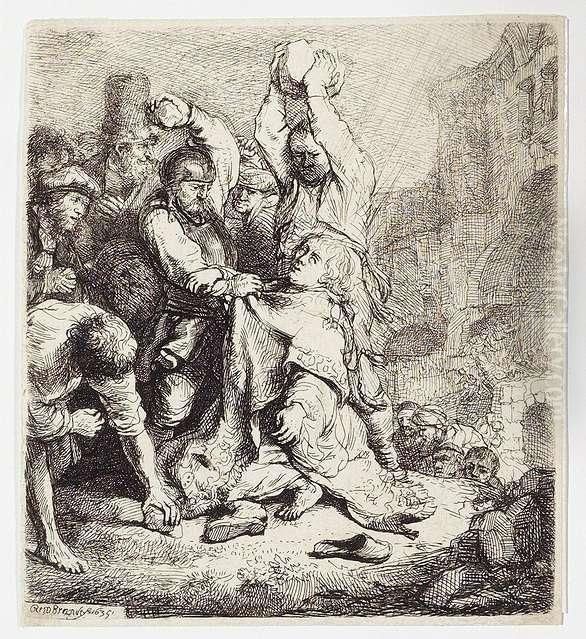 Rejn Oil Painting by Harmenszoon van Rijn Rembrandt