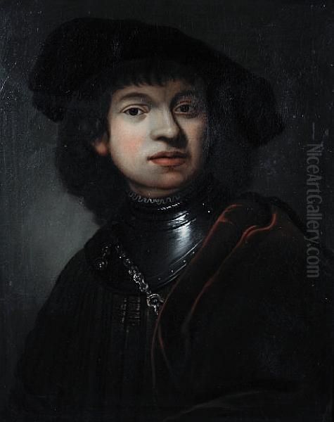Self Portrait Of The Artist Oil Painting by Harmenszoon van Rijn Rembrandt