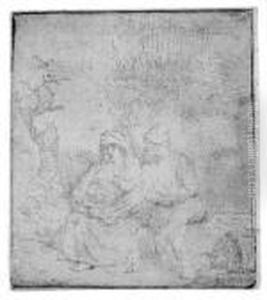 Provenienz: Sammlung Dr. Franz Pokorny Oil Painting by Harmenszoon van Rijn Rembrandt