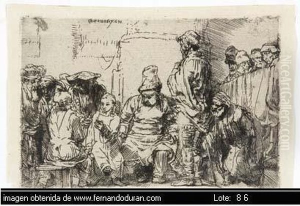 Untitled Oil Painting by Harmenszoon van Rijn Rembrandt