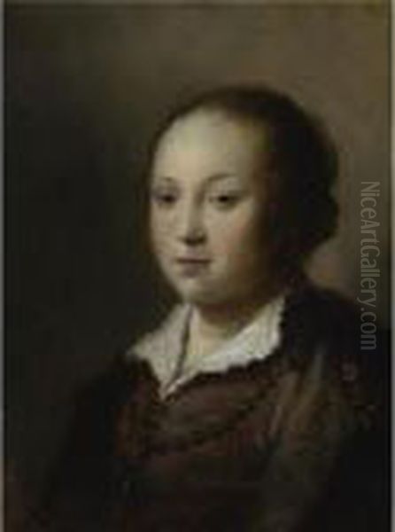 Portrait Of A Girl Oil Painting by Harmenszoon van Rijn Rembrandt