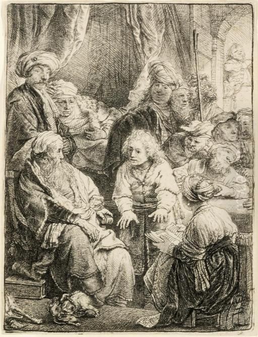 Joseph Telling His Dreams (b., Holl. 37; H. 160) Oil Painting by Harmenszoon van Rijn Rembrandt