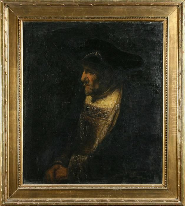Portratt Av Aldre Man Oil Painting by Harmenszoon van Rijn Rembrandt
